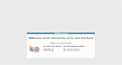 Desktop Screenshot of dr-storch.de