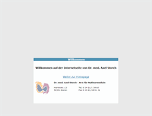 Tablet Screenshot of dr-storch.de